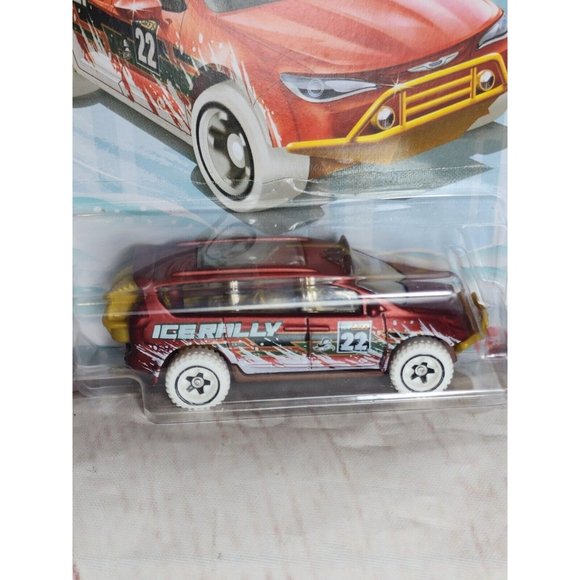 Chrysler Pacifica - Hot Wheels Holiday Mix 2022 - 1/5 Ice Rally Mattel Die-cast - Picture 10 of 16